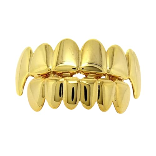 CAXUSD Hip Hop und Bottom Set Glänzender Schmuck für Hip Hop Fans Einfach zu Tragen Vielseitig für Fotoshootings Partys und Besondere Anlässe Auffälliges Geschenkidee von CAXUSD