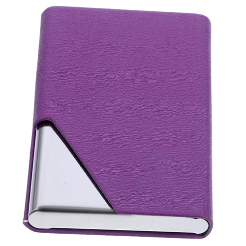 CAXUSD Hochwertiger Visitenkartenhalter aus und Aluminium Eleganter Kartenetui für Geschäftsleute mit Großem Fassungsvermögen und Sicherem Verschluss Praktischer Organizer für von CAXUSD