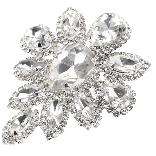 CAXUSD Hochzeit Brosche für Frauen Vintage Anstecknadel Glitzernde Blumenbrosche für Brautstrauß Besondere Anlässe Verarbeitung Vielseitig Elegant CAXUSD Hochzeit Brosche für Frauen Vintage Anstecknadel Glitzernde Blumenbrosche für Brautstrauß Besondere Anlässe Verarbeitung Vielseitig Elegant von CAXUSD