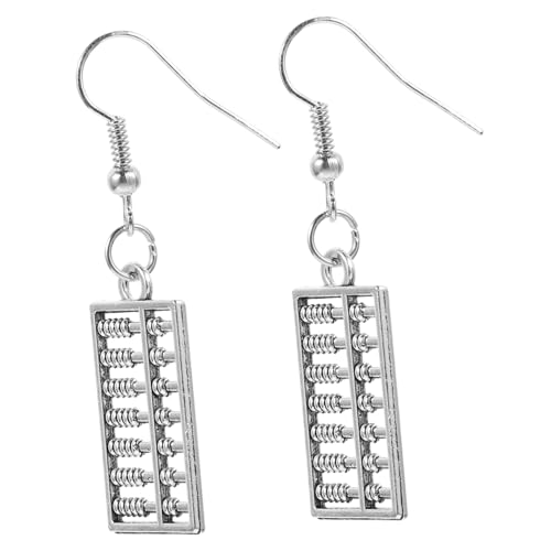 CAXUSD Leichte Abacus Ohrhänger Damen Alloy Ohrschmuck Mathelehrer Modisch Langlebig Bunte Farben für Geburtstag Hochzeit Party von CAXUSD