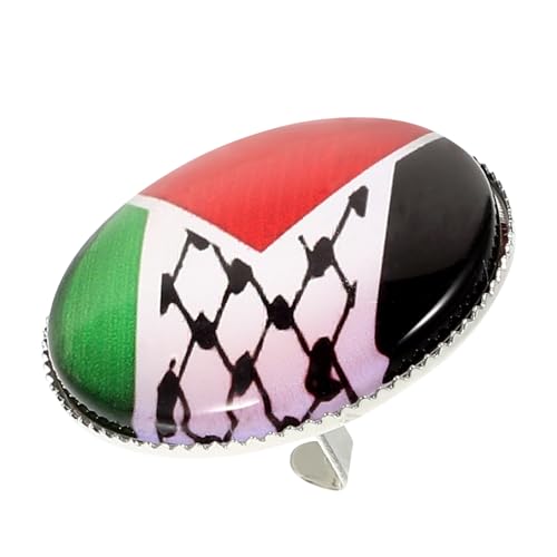 CAXUSD Palästina Flagge Brosche Metall Anstecknadel für Anzüge Hemden und Taschen Stilvolles Accessoire für Männer und Frauen Symbol der CAXUSD Palästina Flagge Brosche Metall Anstecknadel für Anzüge Hemden und Taschen Stilvolles Accessoire für Männer und Frauen Symbol der von CAXUSD