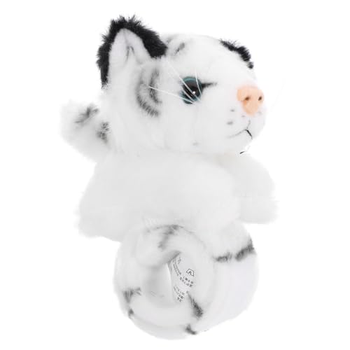 CAXUSD Schlagarmband Kuscheltier Fuchs Plüsch-Tiger-Armband Spielzeug für Kleinkinder Bänder mit Tiermuster Cartoon-Tier-Slap-Bands Füllung Baby Spielzeugset Frosch Plüschtier von CAXUSD