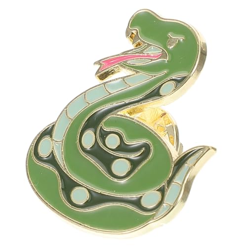 CAXUSD Vintage Snake Brosche Metall Pin Chinesisches Jahr der Schlange Schmuck Retro Tierbrosche Damen Accessoire für Kleidung und Taschen von CAXUSD