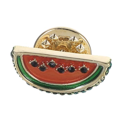 CAXUSD Wassermelonen Brosche Niedlicher Obst Anstecker Kreative Japanische Sommer Badge Vielseitiger Ansteckschmuck für Strand Party Geburtstag Kleidung Taschen von CAXUSD