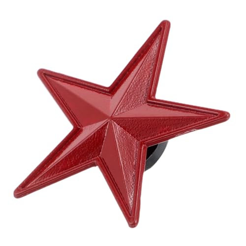 CAXUSD Zinklegungsbrosche Perlenbrosche Drachenstift Stern-stecknadeln Glamorette -schnappvordere Schließe Große Broschen Orangefarbene Broschen Für Damen Rot Zinklegierung von CAXUSD