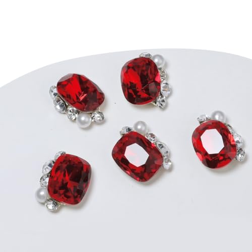 CAZSTYK 5 Stück Nail Art Strasssteine DIY Maniküre Dekoration Fügen Sie Mode zu Ihren Nägeln für Frauen und Mädchen hinzu von CAZSTYK