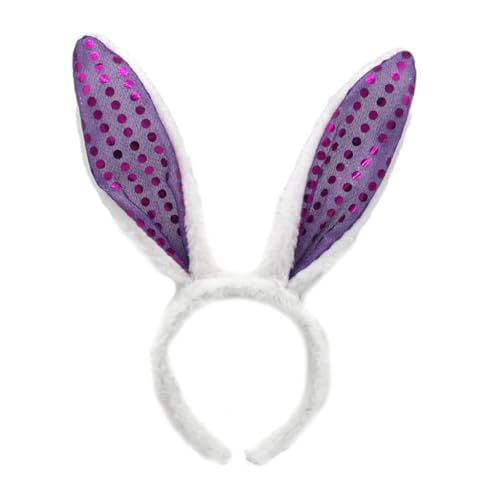 CAZSTYK Biegbares, niedliches Stirnband mit Pailletten für Kostümparty, Kaninchen-Thema, Foto-Requisiten für Mädchen, Teenager, Kopfschmuck CAZSTYK Biegbares, niedliches Stirnband mit Pailletten für Kostümparty, Kaninchen-Thema, Foto-Requisiten für Mädchen, Teenager, Kopfschmuck von CAZSTYK