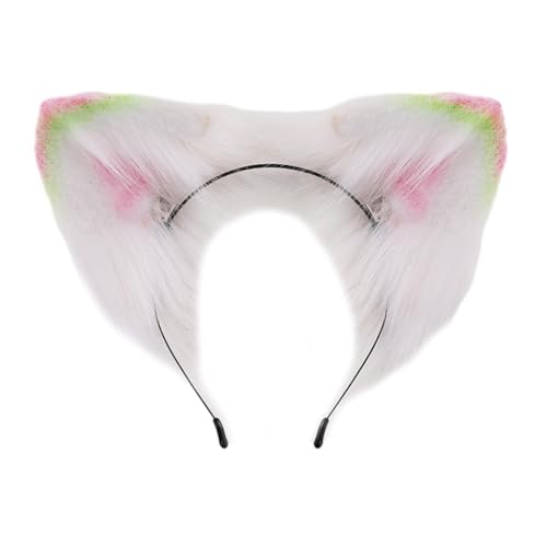 CAZSTYK Cosplay-Ohr-Stirnband, Damen, Studenten, Karneval, Anime-Charakter, Haarband, Ohren, Stirnbänder, Plüsch, Weihnachts-Haarreifen von CAZSTYK