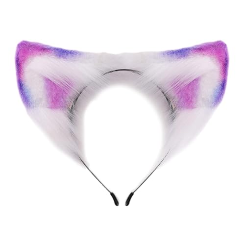 CAZSTYK Cosplay-Ohr-Stirnband, Damen, Studenten, Karneval, Anime-Charakter, Haarband, Ohren, Stirnbänder, Plüsch, Weihnachts-Haarreifen von CAZSTYK
