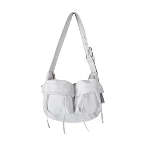CAZSTYK Damen Mode Umhängetasche Nylon Unterarmtasche mit Multi Taschen und Verstellbarem Gurt für verschiedene Anlässe, grau CAZSTYK Damen Mode Umhängetasche Nylon Unterarmtasche mit Multi Taschen und Verstellbarem Gurt für verschiedene Anlässe, grau von CAZSTYK