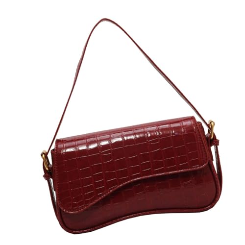 CAZSTYK Damen-Umhängetasche, modische Handtasche, passend zu Unterarmtasche, Geldbörse, Handtasche, Retro-Achselhöhle mit abnehmbarem Riemen, Damen-Achselhöhle, schlicht, passend zu Schulter mit von CAZSTYK