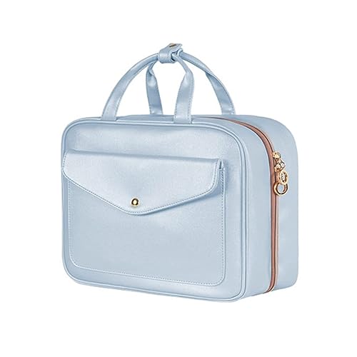 CAZSTYK Make-up-Tasche für Damen, mit Haken zum Aufhängen, Reise-Kosmetiktasche, Toilettenartikel-Organizer, wasserdichte Aufbewahrung, Neceser Badezimmer-Waschtasche, himmelblau CAZSTYK Make-up-Tasche für Damen, mit Haken zum Aufhängen, Reise-Kosmetiktasche, Toilettenartikel-Organizer, wasserdichte Aufbewahrung, Neceser Badezimmer-Waschtasche, himmelblau von CAZSTYK