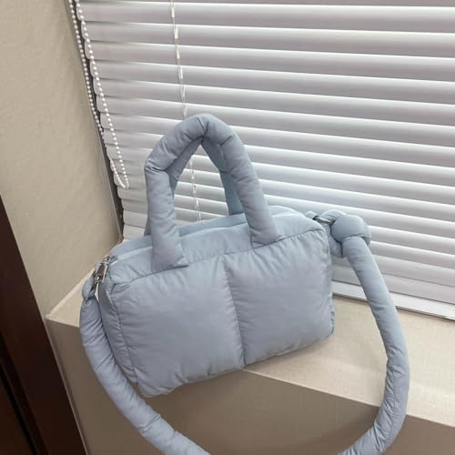 Modische Damen Puffer Bag Gesteppte Handtasche Weiche Schulter und Crossbody Stil Satchel Geldbörse für Reisen oder Arbeit, armee-grün Modische Damen Puffer Bag Gesteppte Handtasche Weiche Schulter und Crossbody Stil Satchel Geldbörse für Reisen oder Arbeit, armee-grün von CAZSTYK