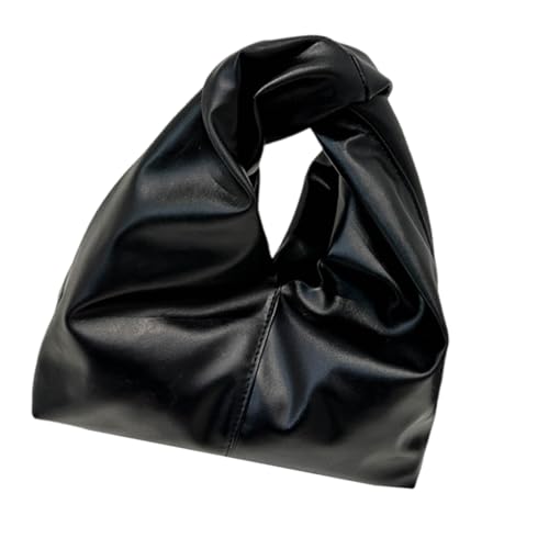 Stilvolle Achseltasche Unterarmtaschen für den täglichen Gebrauch, praktische PU-Schultertasche, lässige Handtasche, Einkaufen, Dating oder Arbeit, schwarze Unterarmtasche, Schwarz , One Size von CAZSTYK