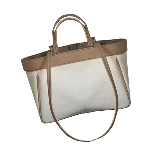 Tragbare Wickeltasche, Leder, praktisches Design, stilvolle Mutter, funktionale Mutter- und Babytasche, einfach zu tragen, für den Außenbereich, Einkaufstasche für Babys, beige von CAZSTYK
