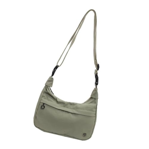 Trendige Dumpling Umhängetasche für Studenten und professionelle Casual Crossbody Satchel Unterarm-Geldbörse mit reichlich Stauraum Multifunktionale Umhängetasche, grün, One Size von CAZSTYK