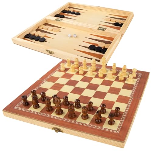 ColorBaby 49374 - CB Games-Schach, Holz, 30 x 15 cm von COLORBABY