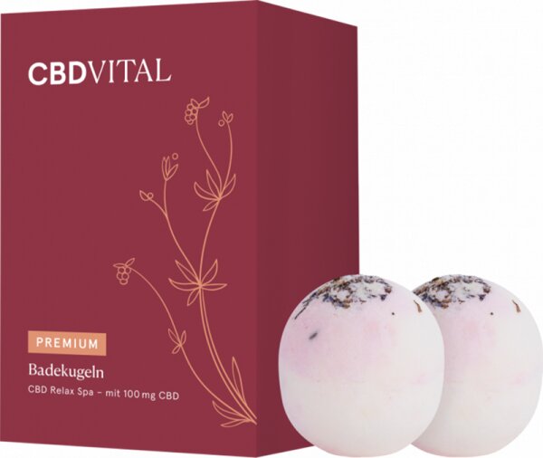 CBD VITAL Badekugeln 2 Stk. CBD VITAL Badekugeln 2 Stk. von CBD VITAL