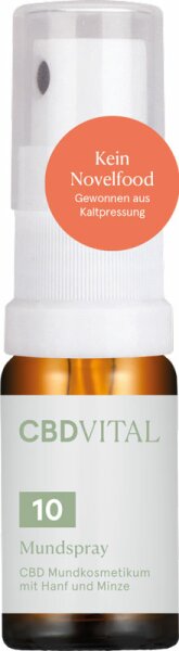 CBD VITAL Mundspray 10% 10 ml CBD VITAL Mundspray 10% 10 ml von CBD VITAL