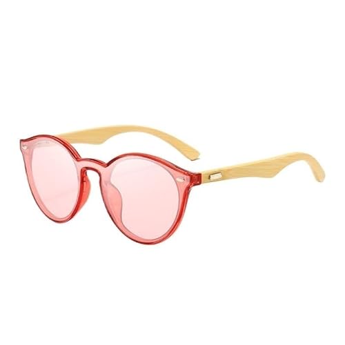 CBFGGOEUDFBS Polarisierte Sonnenbrille, Unisex-Fahrerbrille, langlebiges Design, modischer Augenschutz, alltäglicher Gebrauch, Bequeme Passform(RED/PINK) von CBFGGOEUDFBS