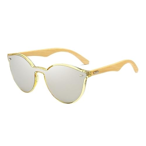 CBFGGOEUDFBS Polarisierte Sonnenbrille, Unisex-Fahrerbrille, langlebiges Design, modischer Augenschutz, alltäglicher Gebrauch, Bequeme Passform(Yellow/Mercury) von CBFGGOEUDFBS