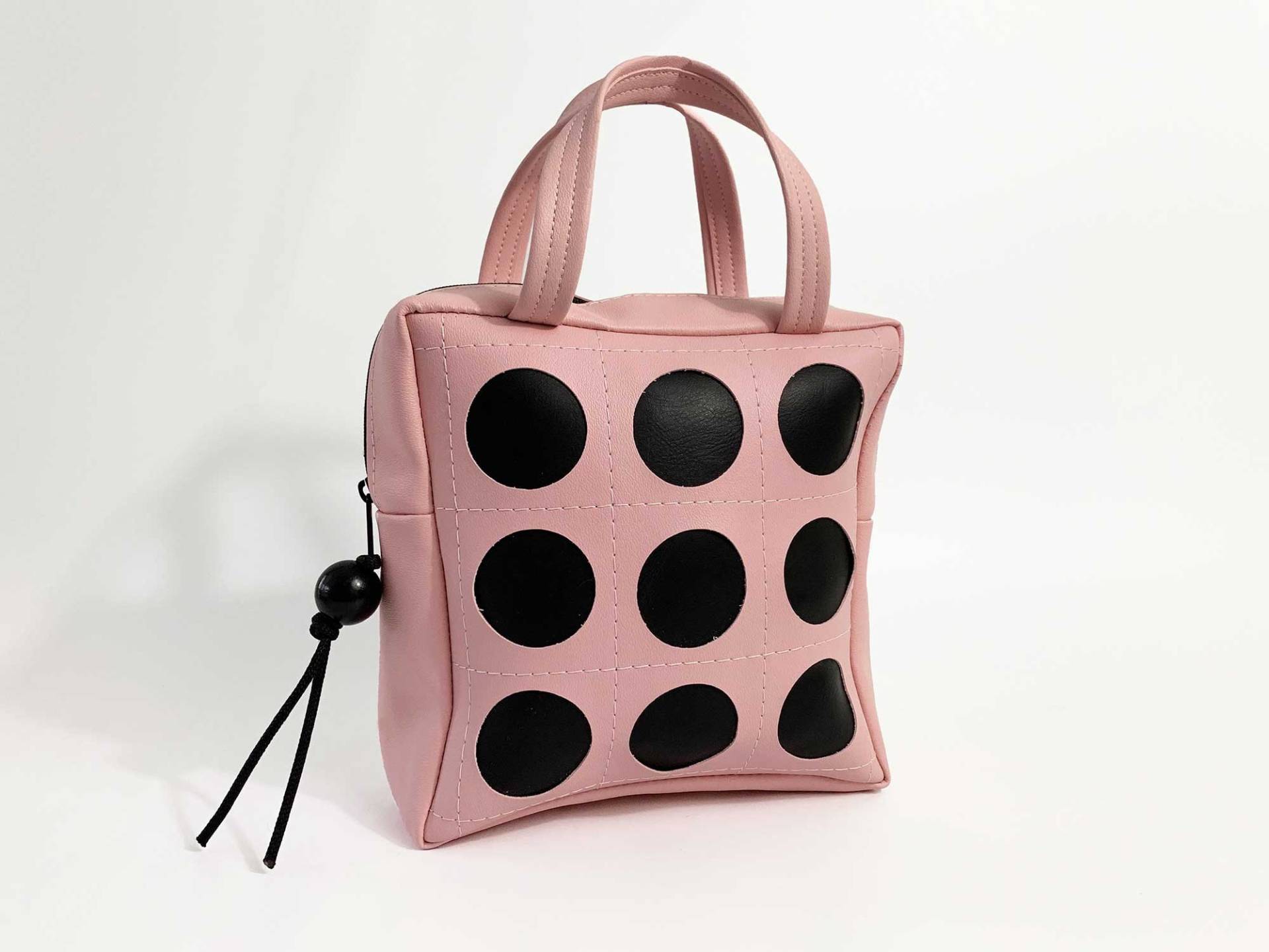 Polka Dot Lunch Tote Wiederverwendbare Vinyltasche Mit Reißverschluss Polka Dot Lunch Tote Wiederverwendbare Vinyltasche Mit Reißverschluss von CBHstudio