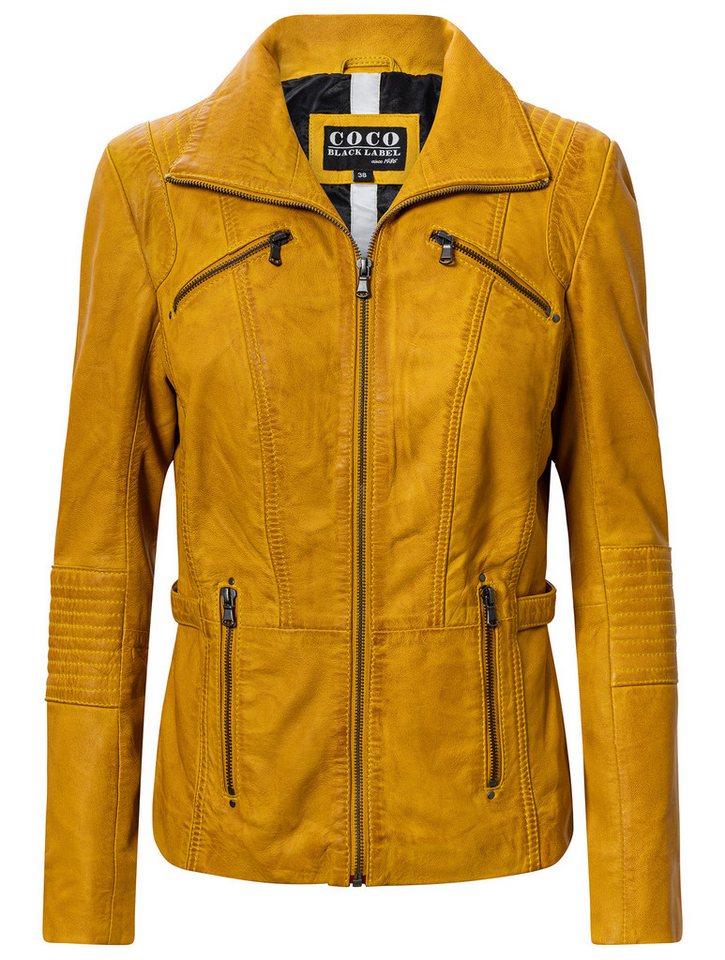 CBL Lederjacke MQ-44842 mit stehkragen von CBL