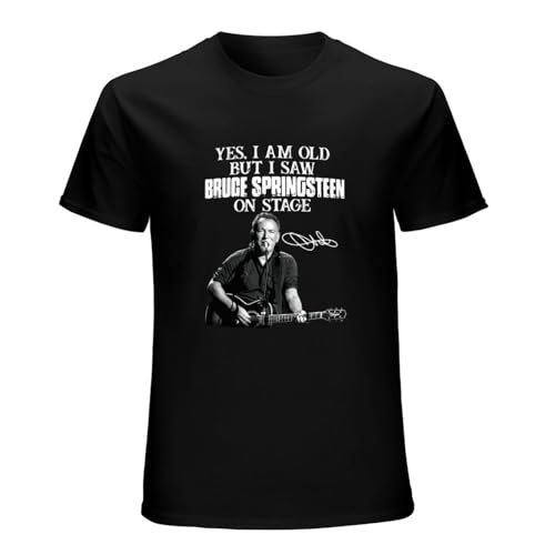 Yes I Am Old But I Saw Bruce-Springsteen On Stage T-Shirt Vintage Gift Black XXL von CBLDF
