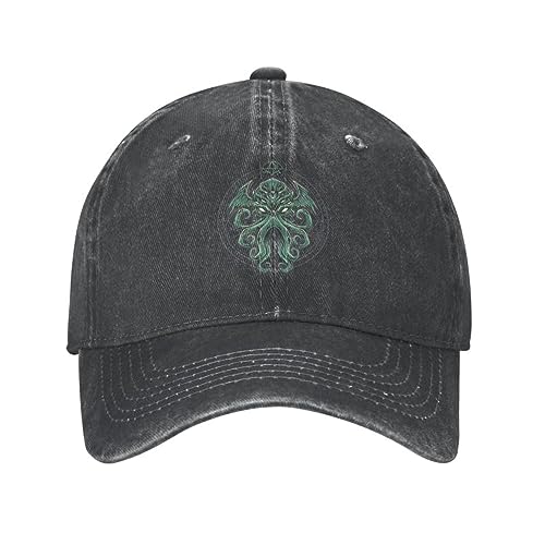 Baseball Cap Fashion Cotton Great Cthulhu Baseball Cap for Men Women Custom Adjustable Adult Horror Movie Dad Hat Summer von CBLdF