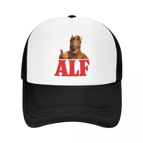 CBLdF Baseballkappe Mode Unisex Lustige Alf Trucker Mütze Erwachsene Verstellbare Baseballkappe für Männer Frauen Outdoor Snapback Hüte von CBLdF