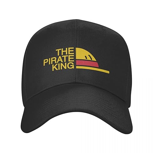 Unisex Baseball Cap Hip Hop Mode Punk The Pirate King Baseball Cap Frauen Männer Atmungsaktiv Ruffy Manga Papa Hut Sonnenschutz Snapback Caps Sommerhüte von CBLdF