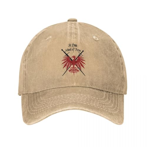 Unisex Baseball Cap Hip Hop Mode St. Louis Arms School Cap Cowboyhut Deluxe Visier Snapback Cap Frauen Golfkleidung Männer von CBLdF