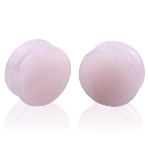 Ohr tunnel plug 2 PCS Stone Ear Tunnels Plugs (5-25mm) Big Gauges Stretching Punk Body Jewelry For Men & Women Body Piercing (Color : Stone-10, Size : 22mm) von CBLdf