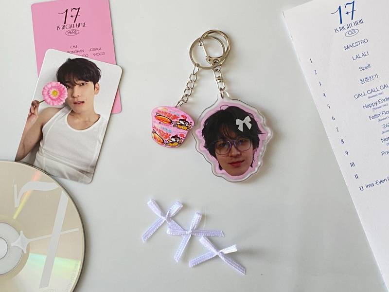 Seventeen Wonwoo „Buldak-Liebhaber" Set Kpop Svt Acryl Karat von CBooSite
