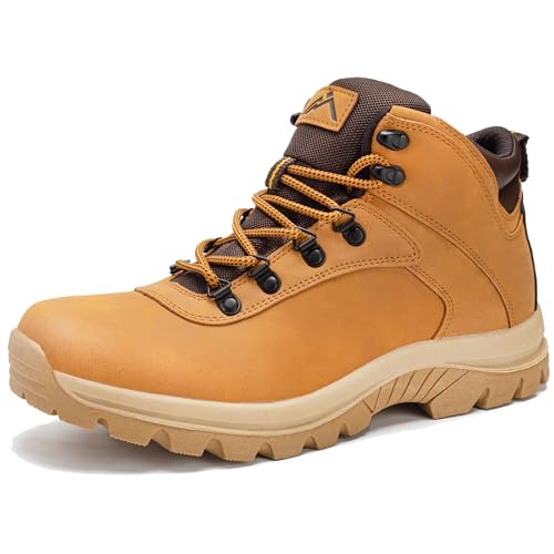 CC-Los Herren Wanderstiefel Trekking Wanderschuhe WP Arbeitsschuhe Outdoorschuh Gelb 44 von CC-Los