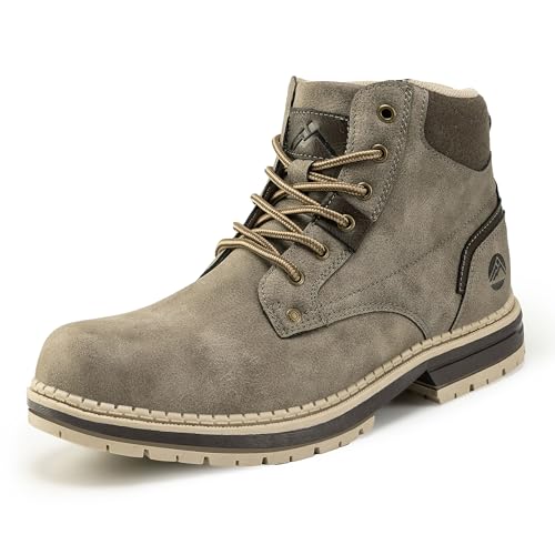 CC-Los Herren Wanderschuhe Herren Wasserabweisend Rutschfest Klassische Wanderschuhe, Grau Gr. 40 EU CC-Los Herren Wanderschuhe Herren Wasserabweisend Rutschfest Klassische Wanderschuhe, Grau Gr. 40 EU von CC-Los