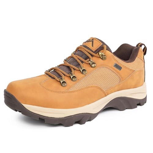 CC-Los Sneaker Herren Bequem Leichte Wanderschuhe Atmungsaktive Trekkingschuhe Gelb 41 von CC-Los