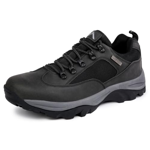 CC-Los Wanderschuhe Herren Wasserdicht Wanderhalbschuhe rutschfest Trekkingschuhe für alle Wetterbedingungen Outdoor von CC-Los