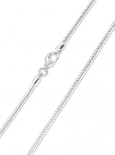 CC-Style - Schlangenkette in 925 Sterling Silber mit Schmuckbox | Silber | Stärke: 1,2 mm - Länge: 50 cm von CC-Style