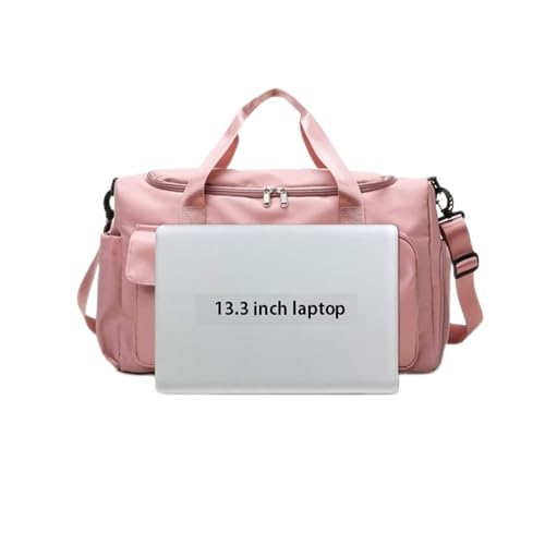 CCAFRET Damen Handtasche Travel Bag New Fitness Sports Handbag Luggage Bag Large Capacity (Color : Purple) von CCAFRET