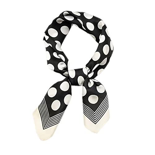 CCAIPU Satin Seidenschal für Damen, Elegante Leicht Seide Schal Bandana Halstuch Kopftuch Schal Tuch Geschenk für Frauen 70 x 70cm von CCAIPU