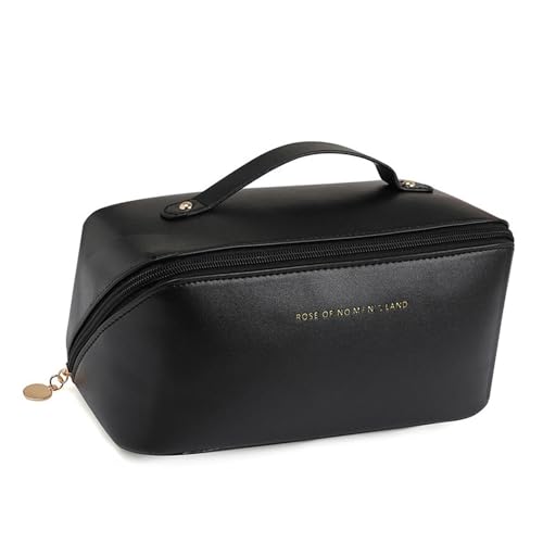 CCAIPU Kosmetiktasche, Reise Tragbare Makeup Tasche Große Kapazität Kulturtasche Handtasche PU Leder Schminktasche Waschbeutel Multifunktions-Organizer für Frauen von CCAIPU