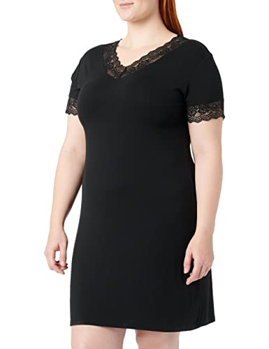 CCDK Copenhagen Damen Ccdk Dress in A Comfortable Bamboo Quality, Black Nightgown, Schwarz, XL EU von CCDK