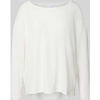 CCDK Copenhagen Longsleeve mit geripptem Rundhalsausschnitt Modell 'Britt' in Offwhite, Größe XL von CCDK Copenhagen