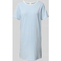 CCDK Copenhagen Nachthemd mit geripptem Rundhalsausschnitt Modell 'Bea' in Offwhite, Größe XXL von CCDK Copenhagen