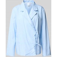 CCDK Copenhagen Regular Fit Bluse mit Reverskragen Modell 'Nanny' in Hellblau, Größe M CCDK Copenhagen Regular Fit Bluse mit Reverskragen Modell 'Nanny' in Hellblau, Größe M von CCDK Copenhagen