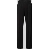 CCDK Copenhagen Regular Fit Pyjama-Hose mit Spitzenbesatz Modell 'Jasmin' in Black, Größe XL von CCDK Copenhagen