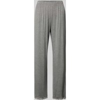 CCDK Copenhagen Regular Fit Pyjama-Hose mit Spitzenbesatz Modell 'Jasmin' in Mittelgrau, Größe L von CCDK Copenhagen