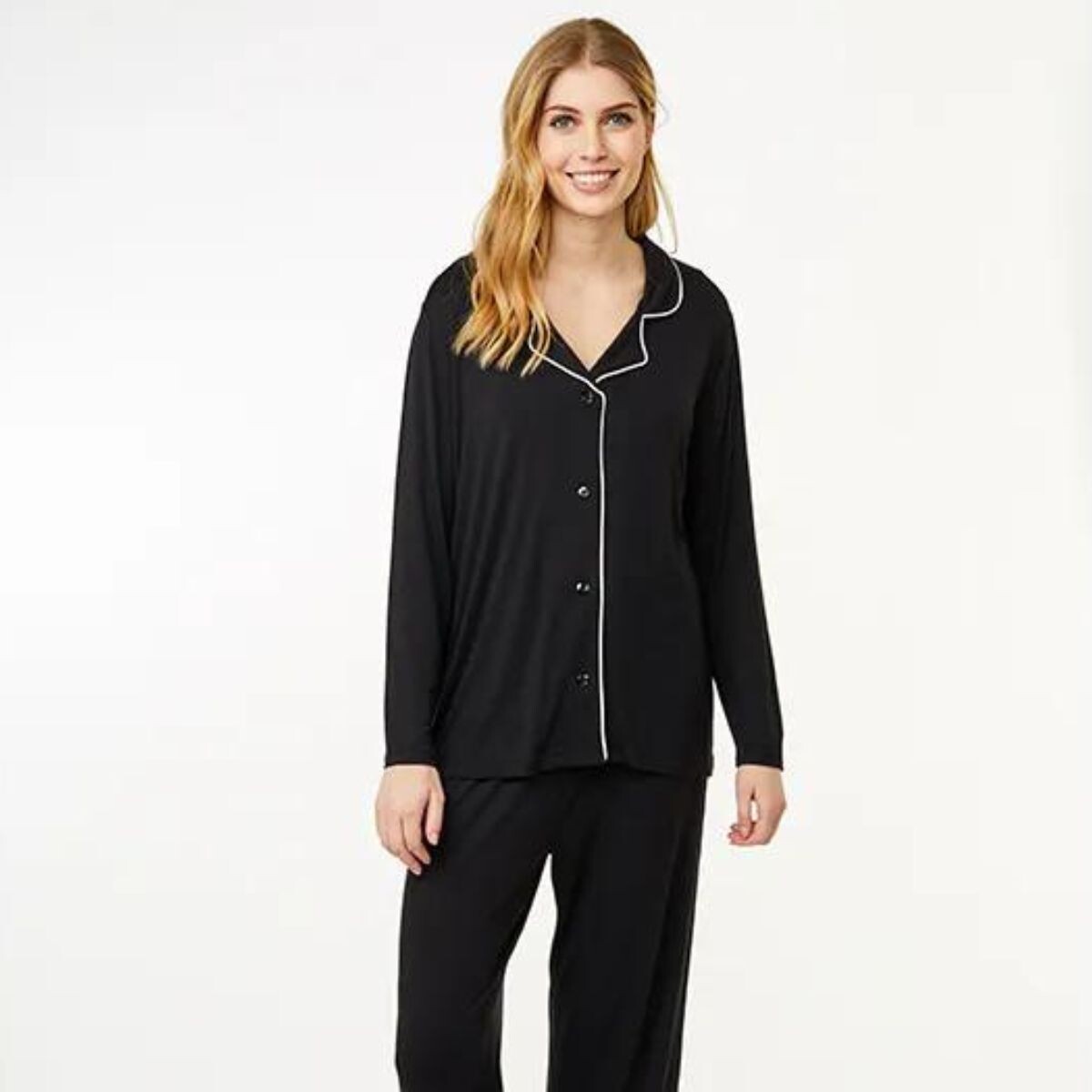 Ccdk Joy Pyjamas, Farbe: Schwarz, Größe: L, Damen von CCDK