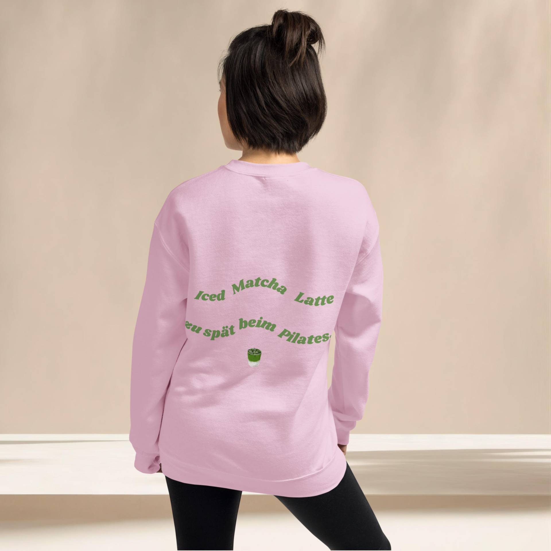 Pullover Sweatshirt Sweater Iced Matcha Latte Shirin David Trendy Unisex Canvas Design Wavy Pilates Pullover Sweatshirt Sweater Iced Matcha Latte Shirin David Trendy Unisex Canvas Design Wavy Pilates von CCGreyDesign